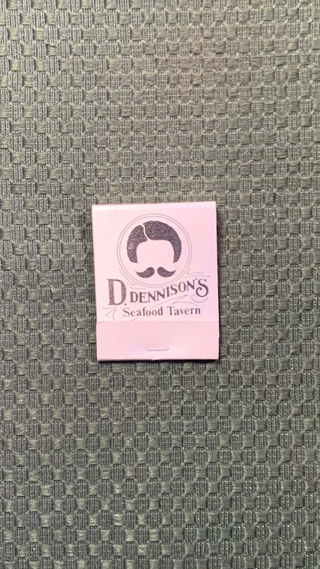Vintage Matchbook, D Dennisons, Seafood Tavern, Restaurant, Farmington Hills, Michigan, with 20 Match Sticks, Free Ship in Usa
