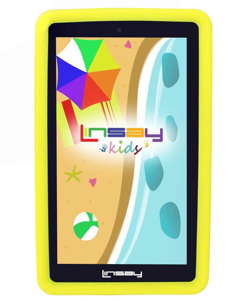 LINSAY 7-in Wi-Fi Only Android 10 Tablet with Accessories with Case Included | F7XHDKIDS