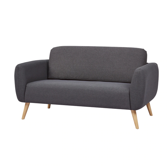 GIA Loveseat Modern Dark Gray Polyester/Blend Loveseat | SF10DGRPLEGLWS