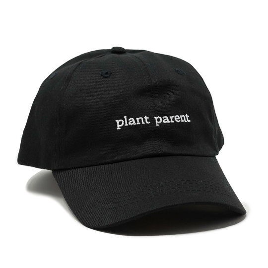 Black Plant Parent Dad Hat | Baseball Lover Cap