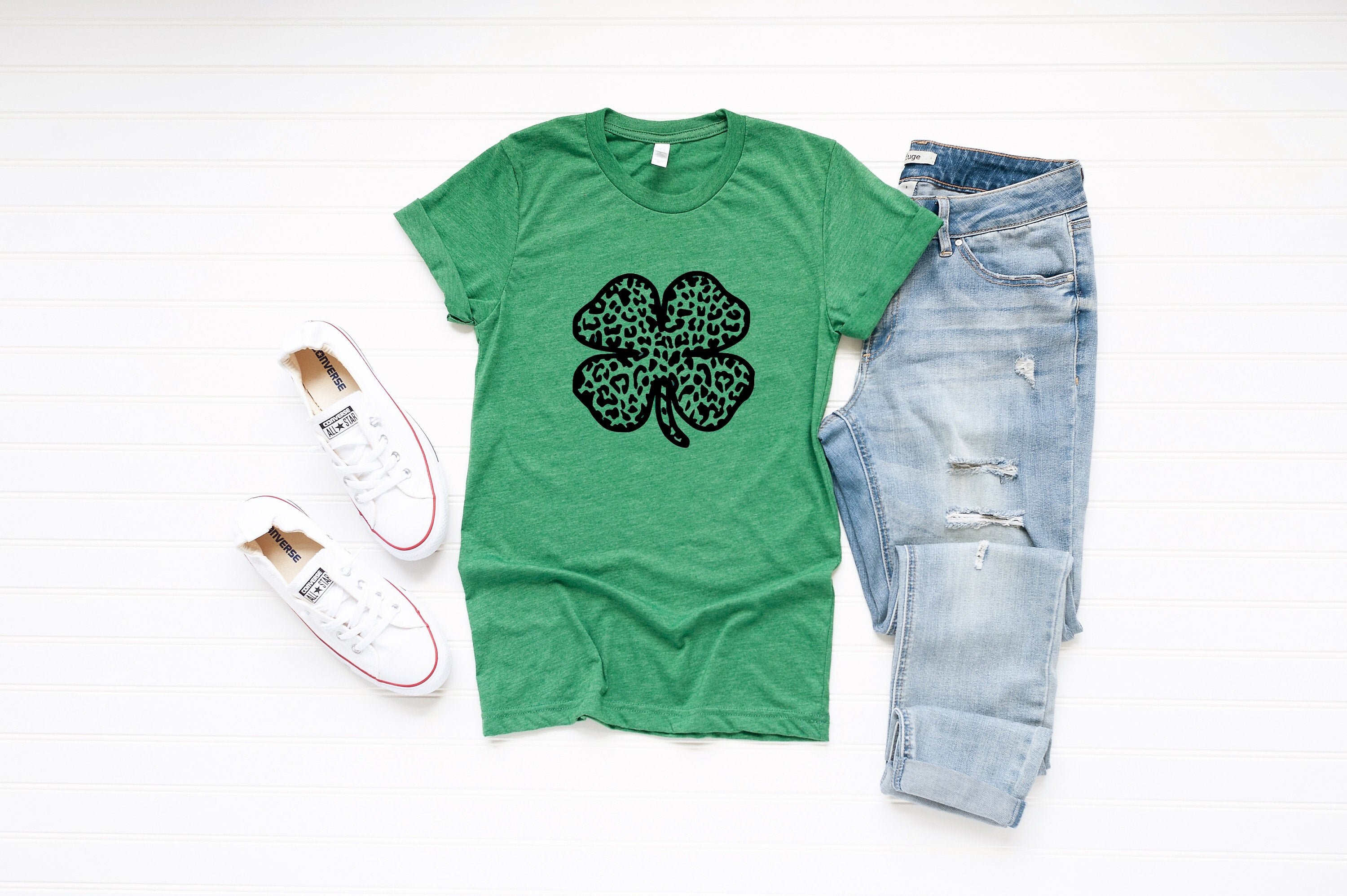 Womens Cheetah Shirt, St Pattys Day St. Patricks Womens St. Patricks Irish Paddys