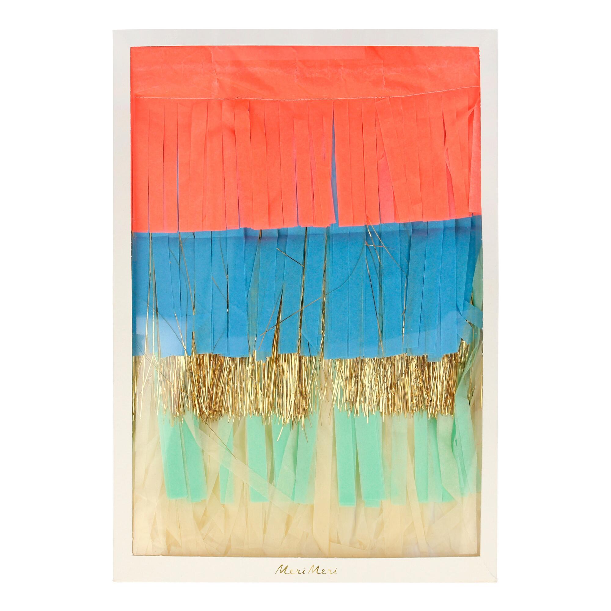 Meri Meri Colorful Fringe Garland: Multi - Paper by World Market