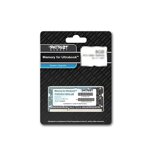 Patriot 4GB (1 x 4GB) DDR3 (204-Pin SDRAM) DDR3 1600 (PC3 12800) Memory Module