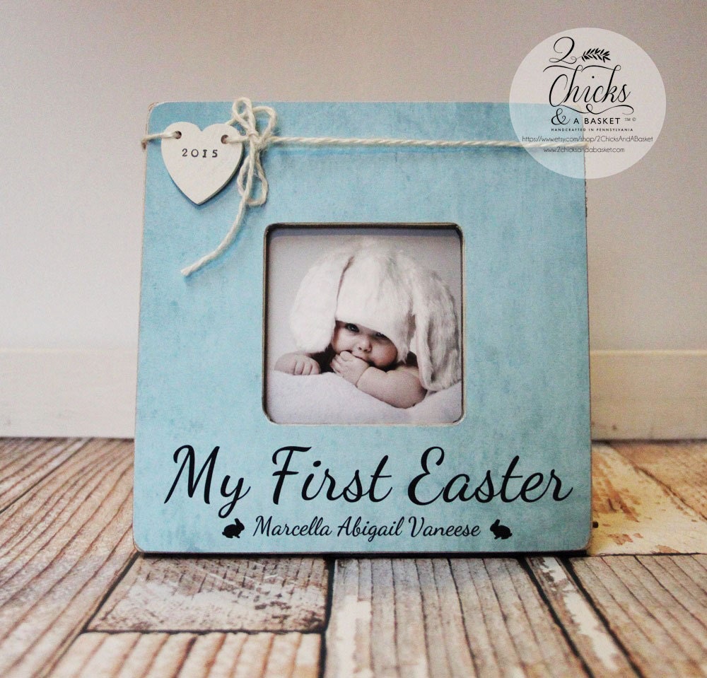 My First Easter Picture Frame, Personalized Baby's