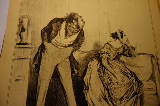 Honore Daumier Spent Dowry Reproduction Cartoon On Married Life 1968 From Charivari 1837 Political Satire Victorian Humor Money Troubles
