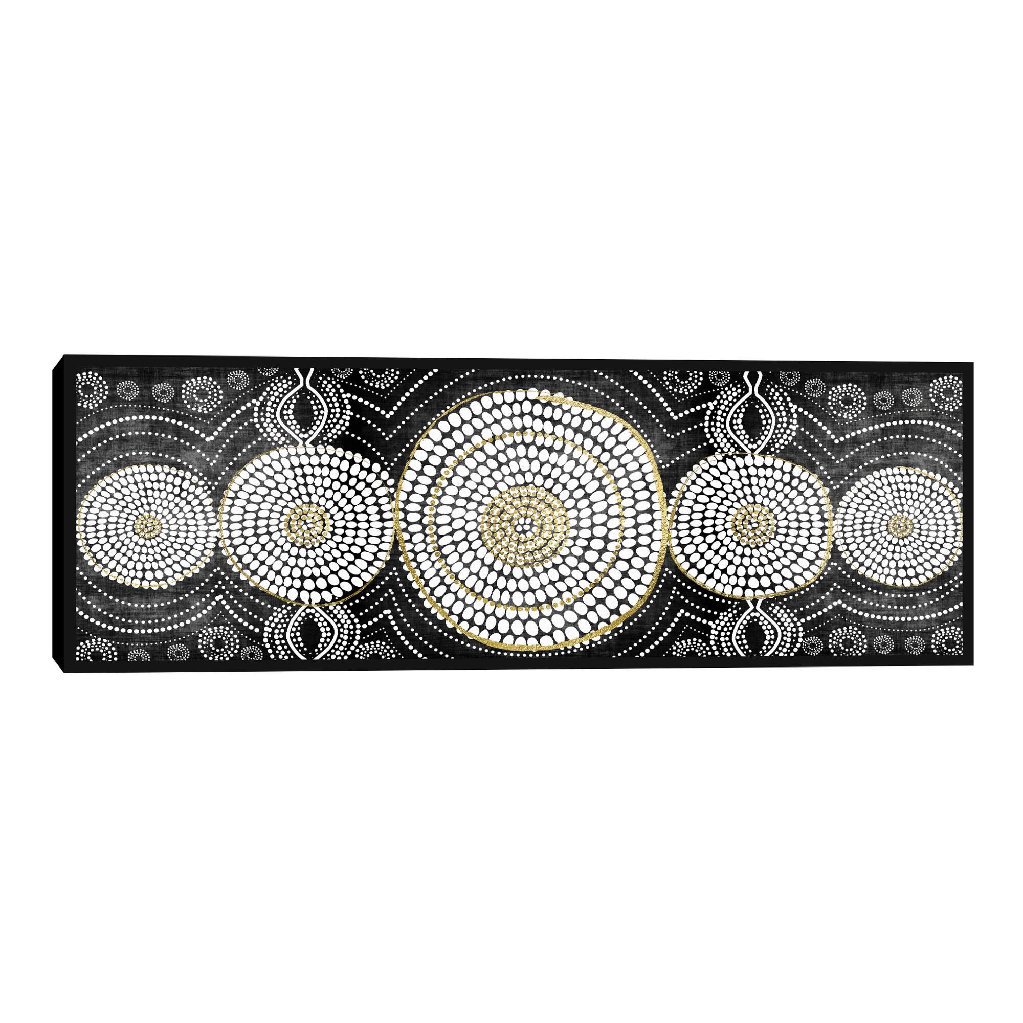 Global Panel By Nikki Chu Framed Canvas Wall Art: Black/Multi by World Market