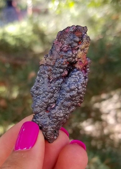 Rainbow Goethite With Metallic Iridescent Colors, Spain, Classic Locality 5.9 cm's