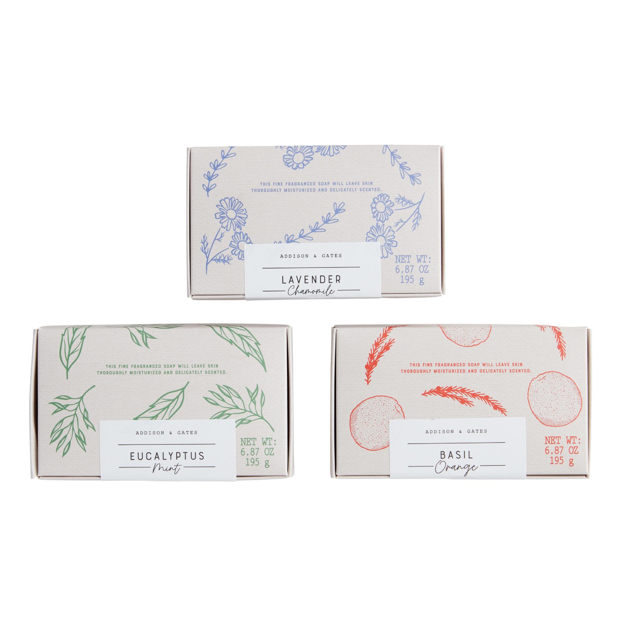 A&G Nature Gives Bar Soap: Gray/Orange - Paper by World Market