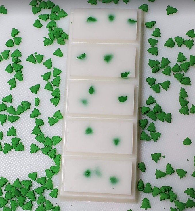 Winter Wonderland Soy Blend Strong Wax Melts Snap Bar Tarts With Sprinkles | 1.5 Oz Bar Stocking Stuffer Gift For Her Christmas