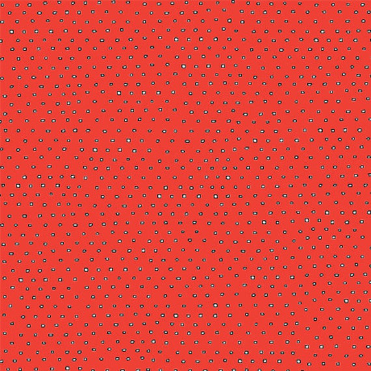 Chili Square Dots in Blender From Pixie Collection Quilting Treasure Fabric - 100% Quilt Shop Cotton