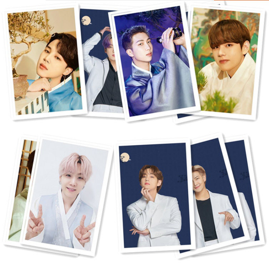 40Pcs/Box Polaroid Lomo Photocard Fan-Made Bts Mid-Autumn Festival