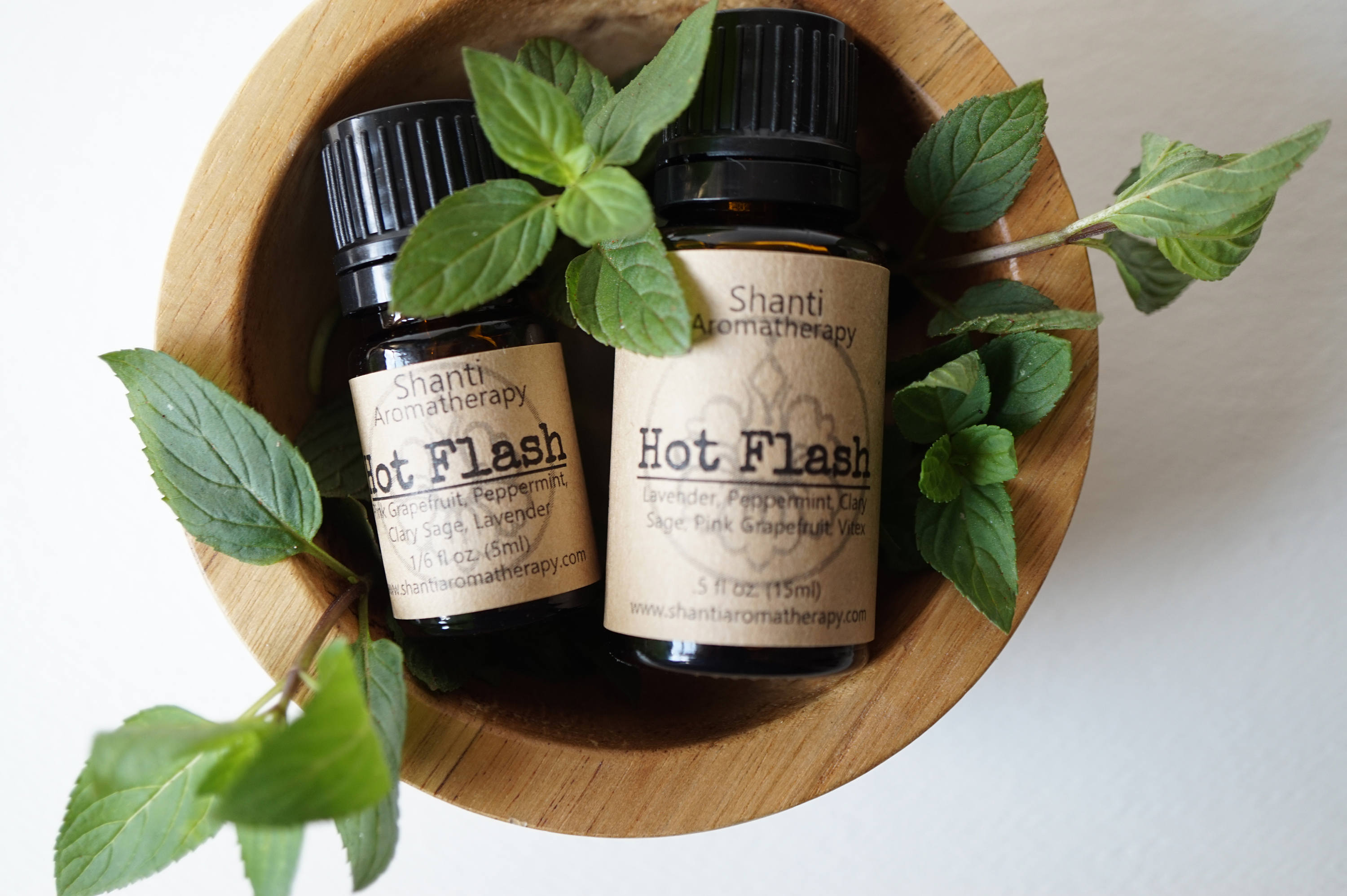 Hot Flash Aromatherapy Blend - Cooling Women's Health Support Hormonal
