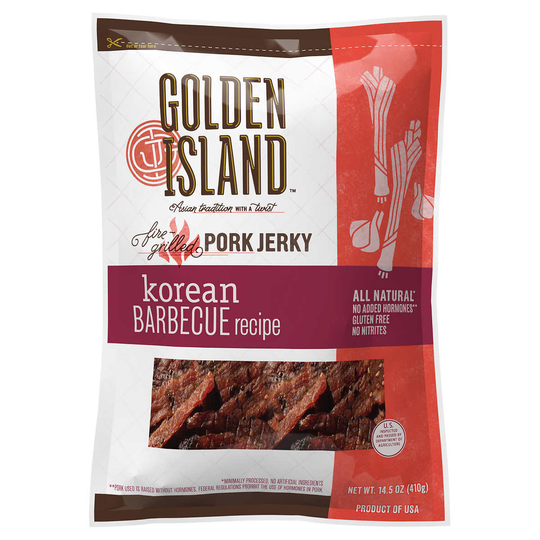Golden Island Korean Barbecue Pork Jerky, 14.5 oz