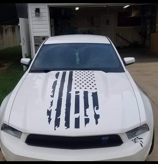 American Hood Flag Decal/Graphic Sticker Is Universal Fit Dodge | Ram Ford |Toyota Gmc Chev Truck Car Decals 15