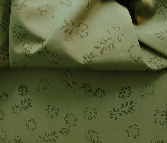 Simply Primitive Blender Olive Green 0803 Cotton Batik Fabric By Textiles