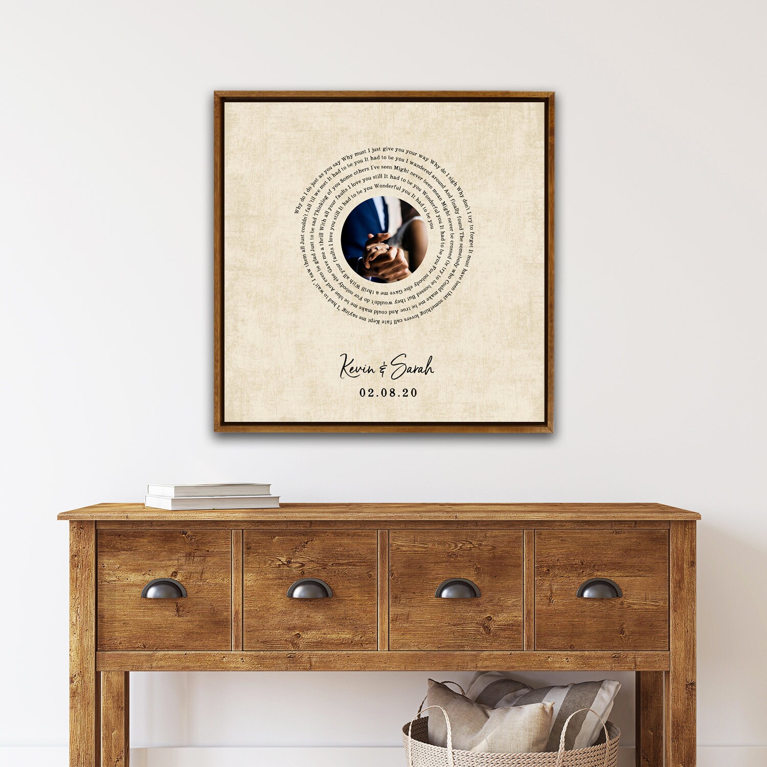 First Dance Song Lyrics | Record Gift 1st Wedding Photo And