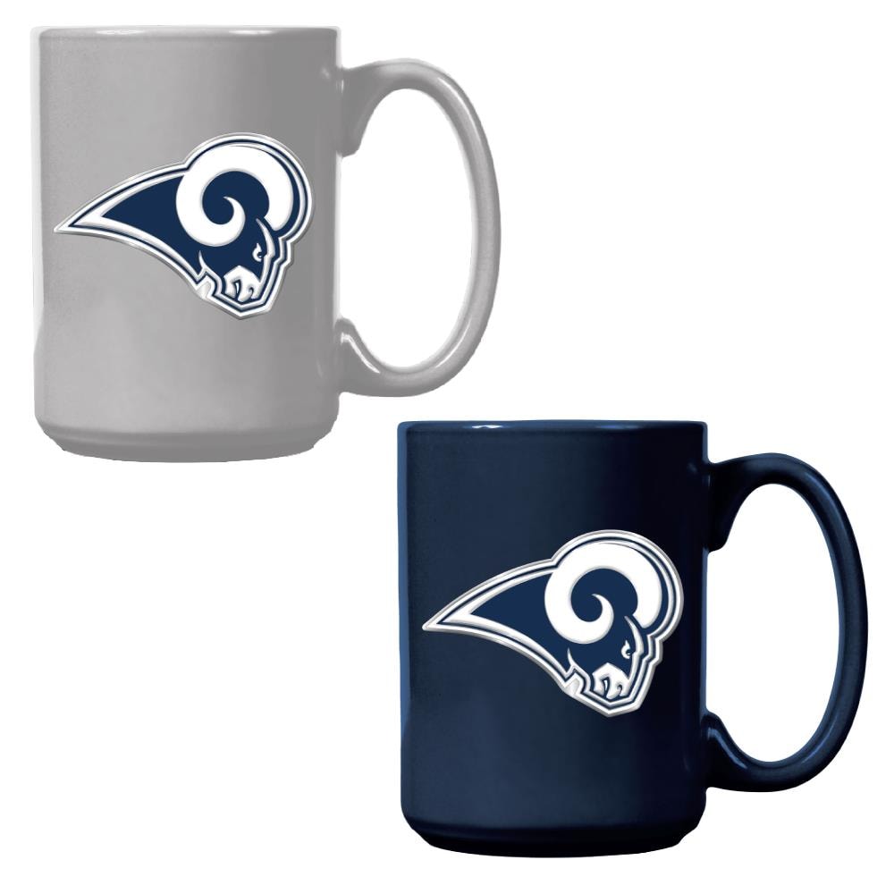 GREAT AMERICAN Los Angeles Rams 15-fl oz Ceramic Mug Set-Set of 2 | GMBGMW2016-7