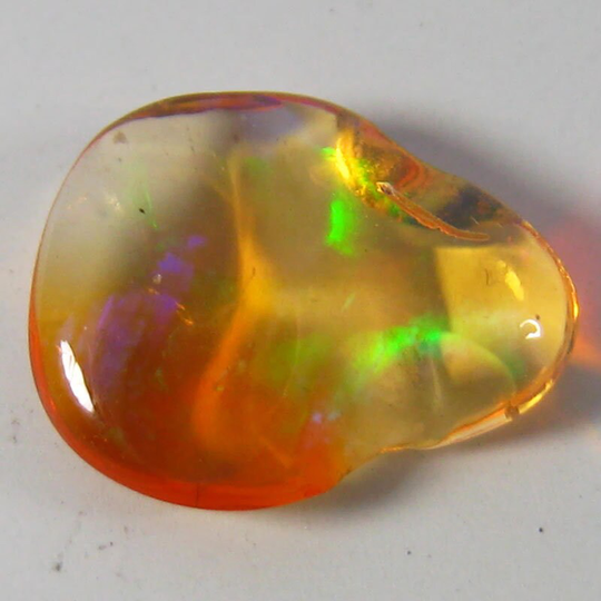 Sparkling Natural Mexican Jelly Opal Tambles 1.58Ct