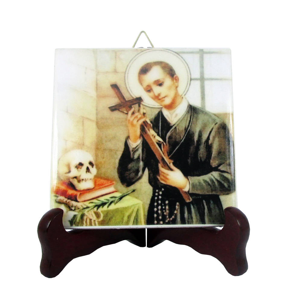 st Gerard Majella - Saint Icon On Tile Catholic Saints Patron Saint Mothers & Children San Gerardo Art