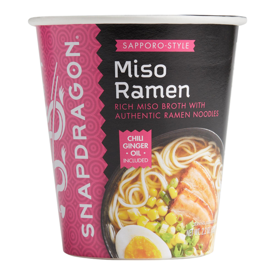 Snapdragon Miso Ramen Noodle Soup Cup Set of 3 by World Market