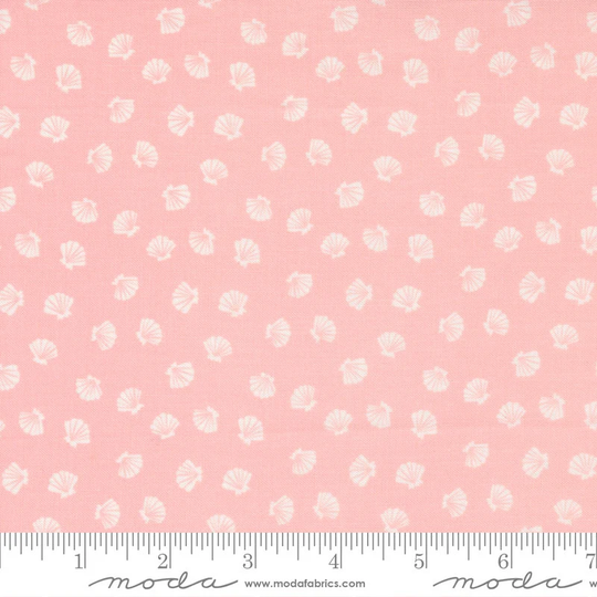 Lucky Shells Blender in Shell The Sea & Me By Stacy Lest Hsu For Moda Fabrics 20798 19 ... Pink, Light Coral, Shell, Clam Shell