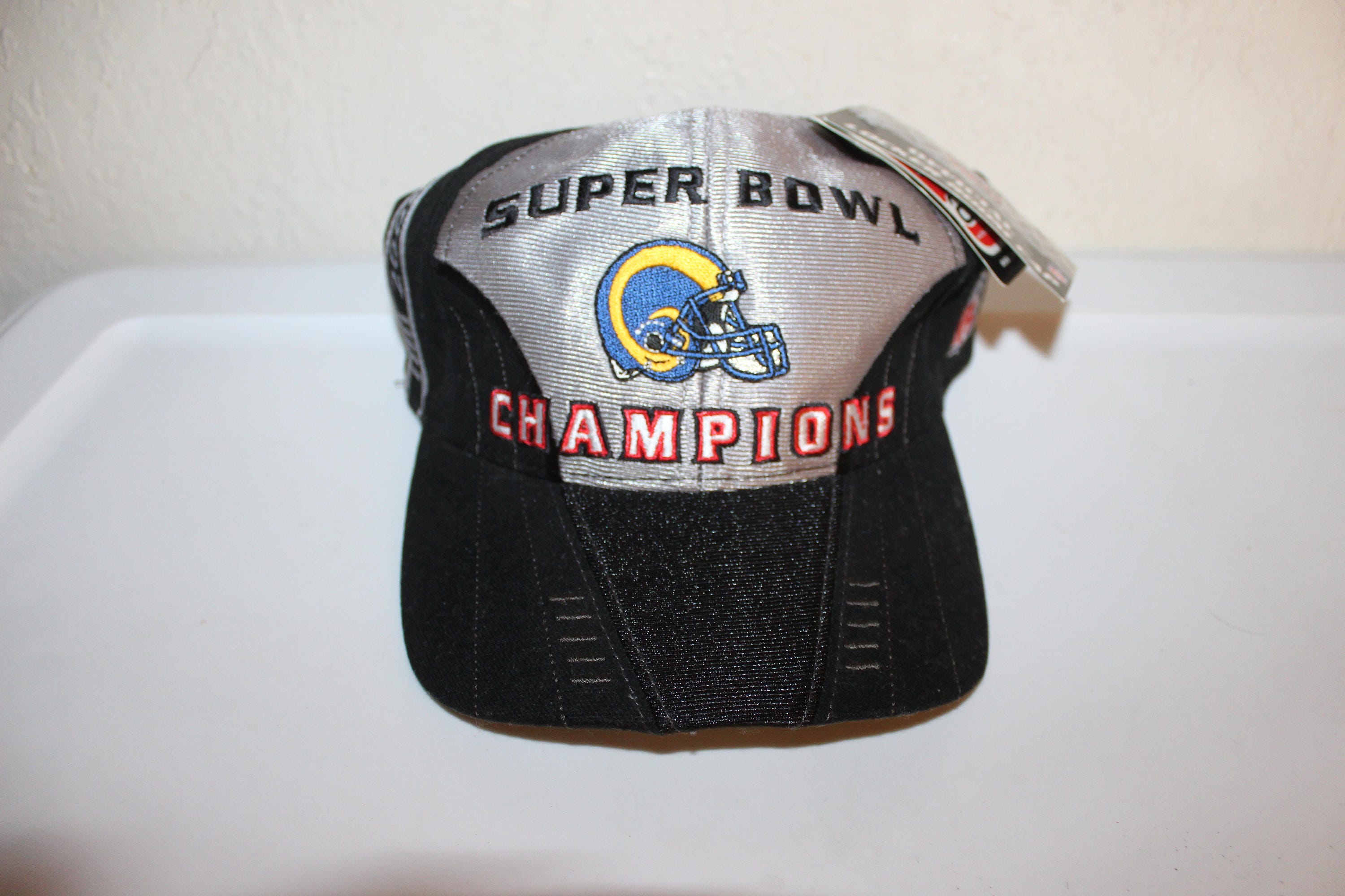 Vintage 90's St Louis Rams Super Bowl Champions Baseball Hat By Puma