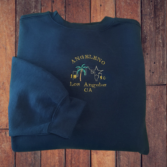Los Angeles Sweatshirt, La Crewneck, Hollywood Beverly Hills Pullover