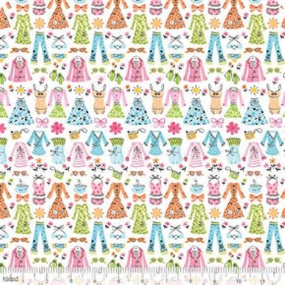 White Travel Day By Blend Fabrics 1/2 Yard