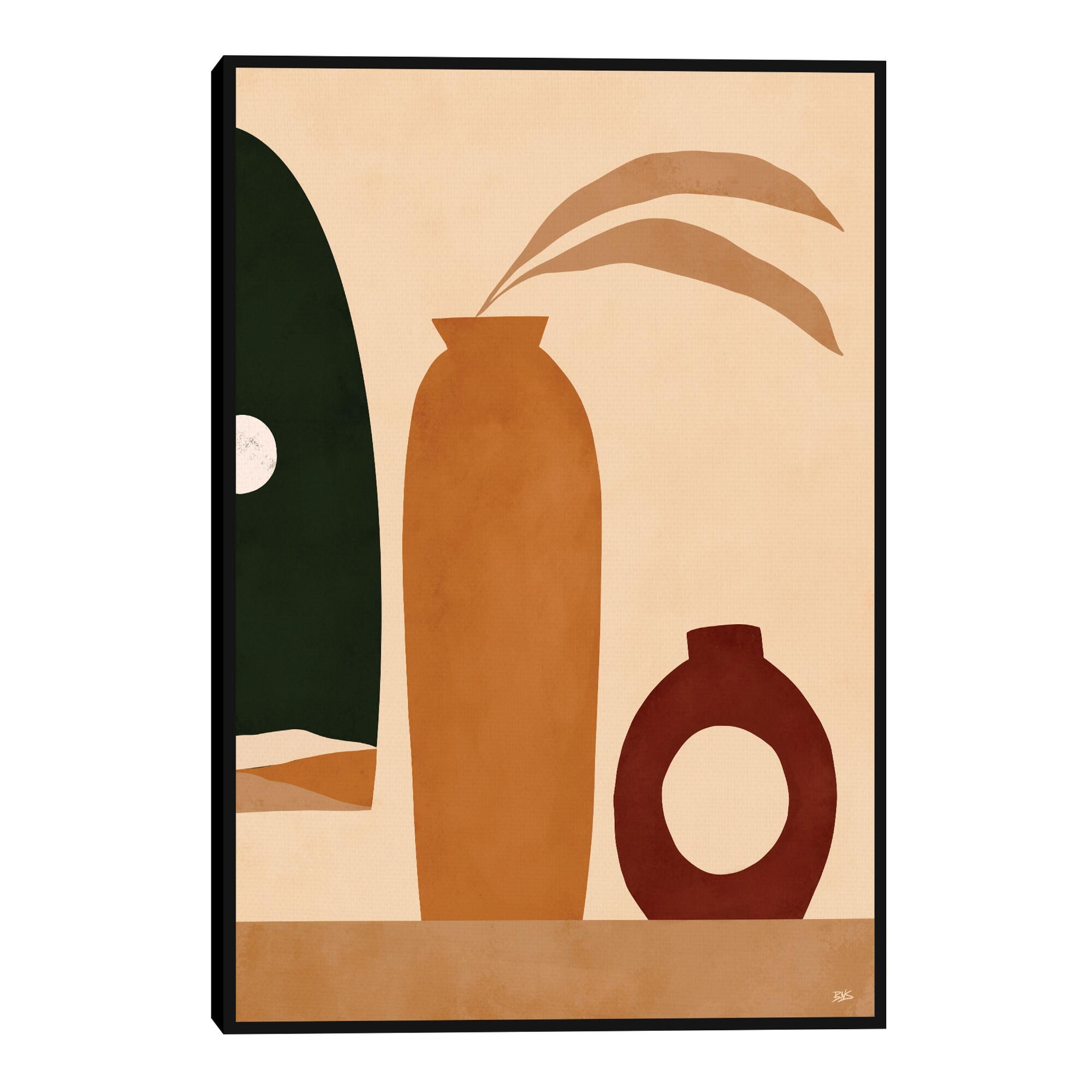 Desert Still Life by Bria Nicole Framed Canvas Wall Art: Multi by World Market