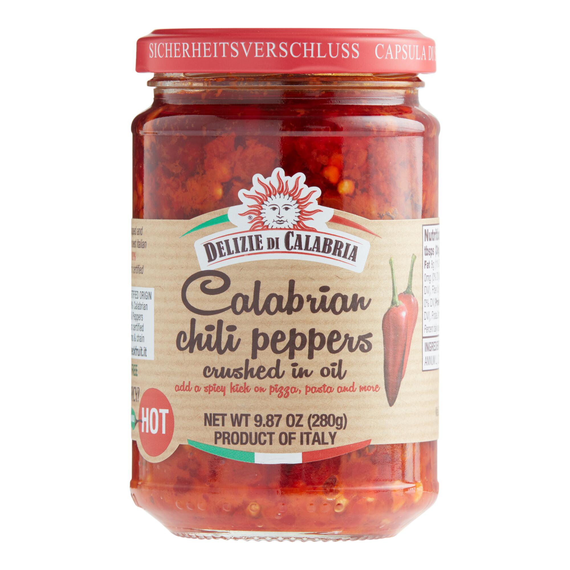 Delizie di Calabria Crushed Calabrian Chili Peppers in Oil by World Market