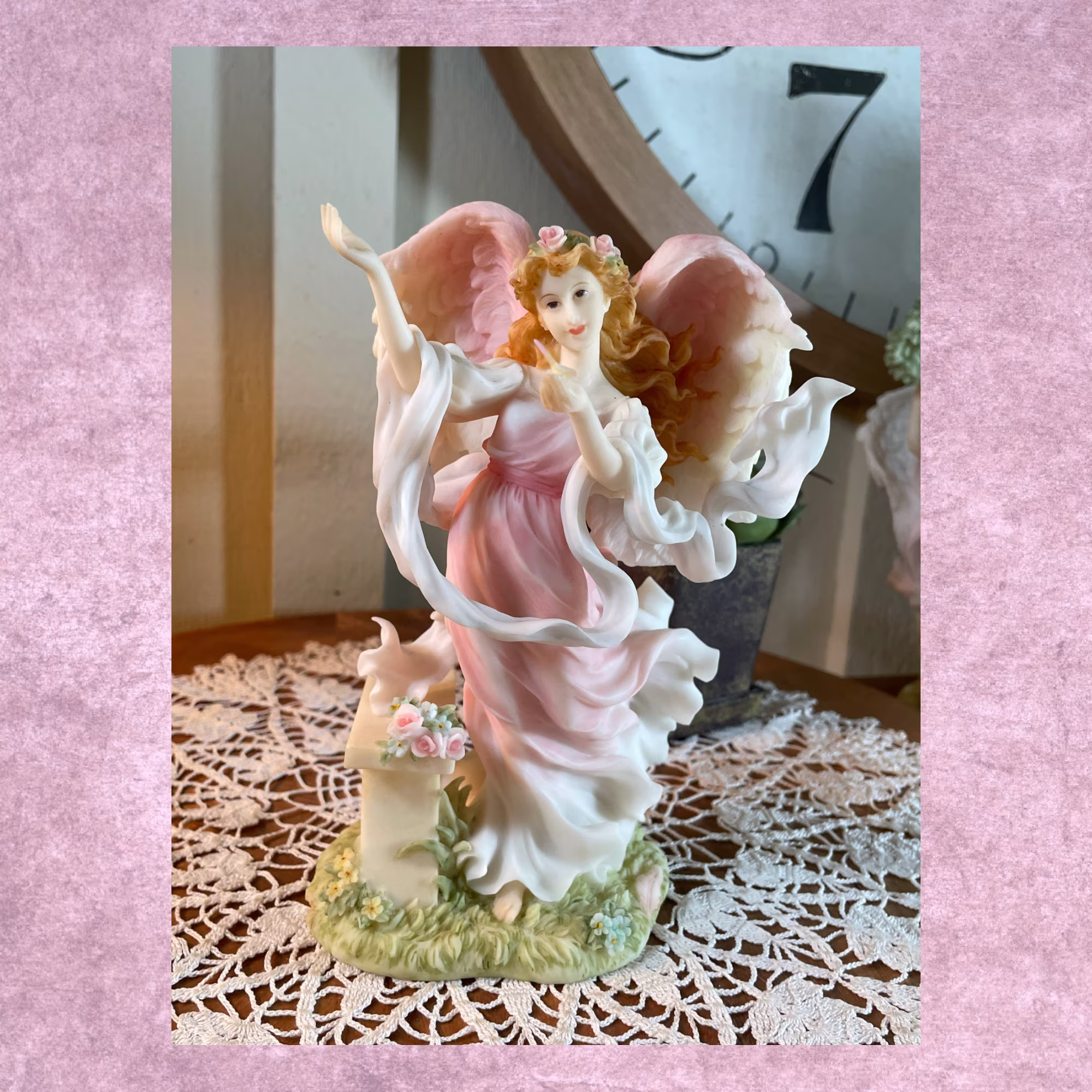 Amanda, Sharing The Spirit, Seraphim Classics, 8", Roman Inc. #81530, Angel, 1999 A/30