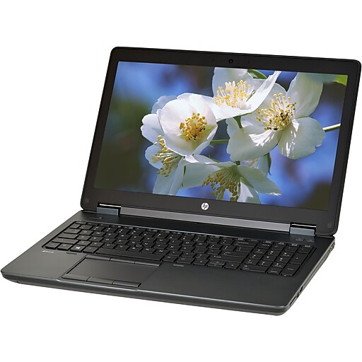 HP ZBook 15 15.6" Refurbished Laptop, Intel i7 2.4GHz Processor, 16GB Memory, 512GB SSD, Windows 10 Pro