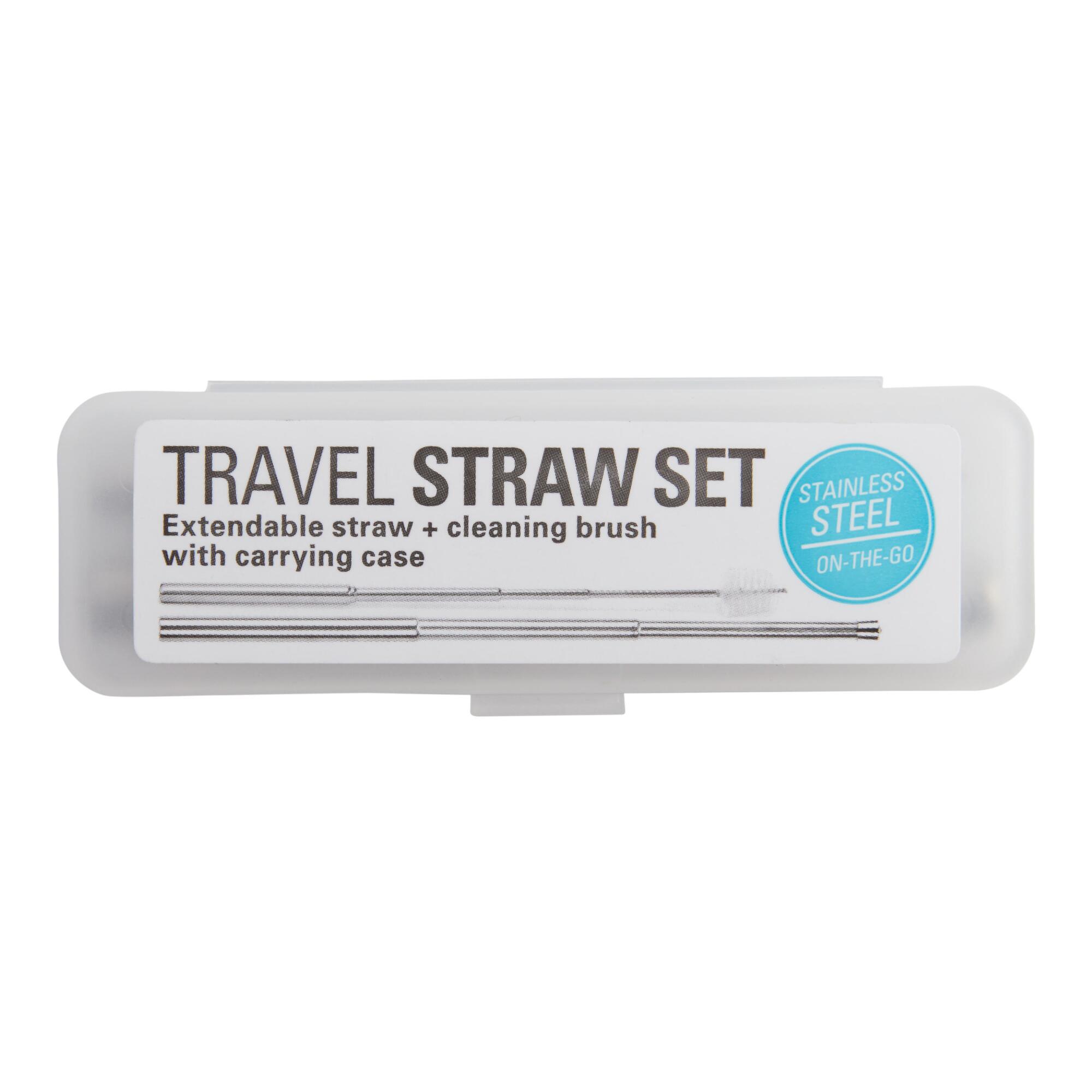 Collapsible Travel Straw Set by World Market