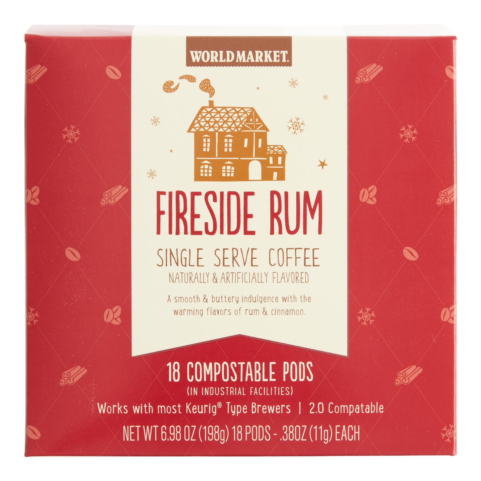 World Market Fireside Rum Coffee Pods 18 Count by World Market