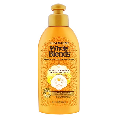 Garnier Whole Blends Moroccan Argan & Camellia Oil Extracts Leave In Treatment - 5.1 fl oz
