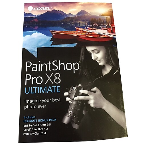 Corel PaintShop Pro X8 Ultimate Software, Windows (8129235)