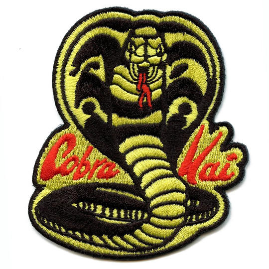 Karate Kid Cobra Kai Patch Logo Embroidered Iron On Bf1