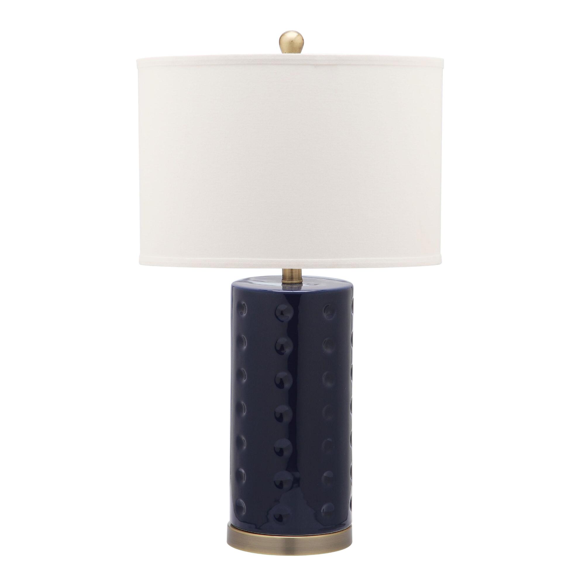 Ceramic Dot Lucier Table Lamp Set of 2: Orange by World Market