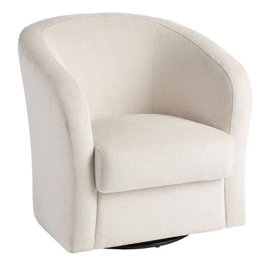 Megan Upholstered Swivel Chair: Green by World Market