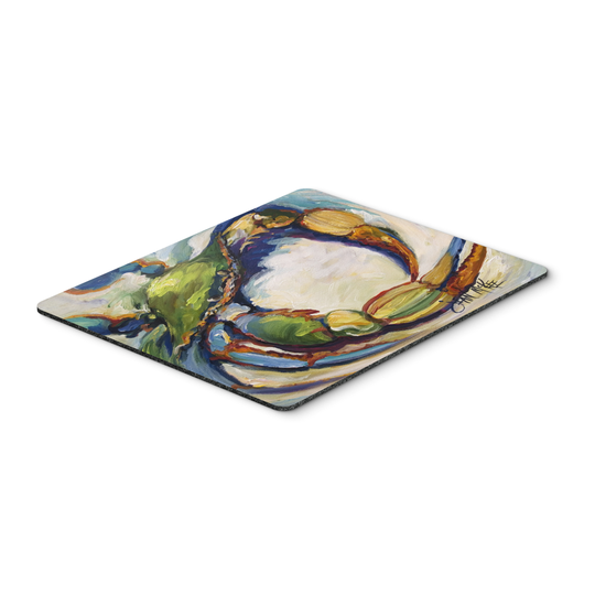 Caroline's Treasures JMK1091MP Blue Crab Mouse Pad, Hot Pad or Trivet, Large, multicolor