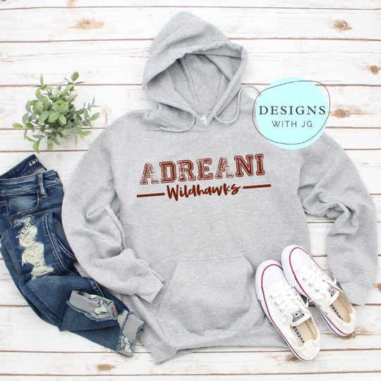 Unisex Heavy Blend Hooded Sweatshirt | School Spirit Hoodie With Hoodies For Women Men