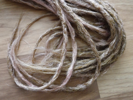 Synthetic Dreadlocks - Custom Color Blend Rose Gold Crocheted Natural Texture Dreads Made To Order