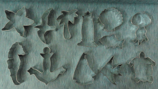 Beach Cookie Cutters, Star Fish Turtle, Salt Life, Sail Boat, Angel Fish, Starfish, Lighthouse, Anchor, Seashell, Jellyfish