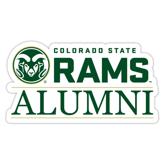 Colorado State Rams 4-Inch Laser Cut Alumni Vinyl Decal Sticker