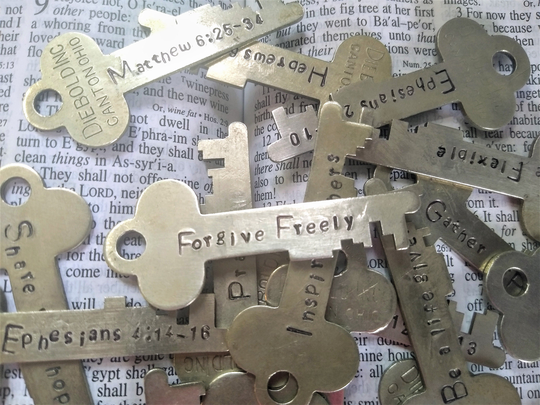 Bridesmaid Gift, Graduation, Sports Team Key To Success, Giving Key, Pay It Forward, Words Of Encouragement, Engraved Scripture Keys