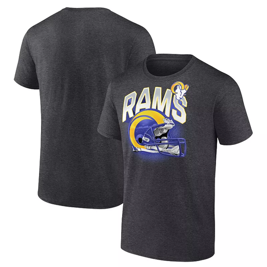 Men's Fanatics Branded Heathered Royal Los Angeles Rams Big & Tall End Around T-Shirt, Size: 2XB, LAR Blue