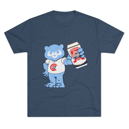 Chicago Old Style Cubby Bear Tri-Blend Crew Tee