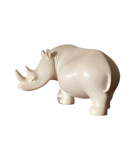 Great Sepiolite Albino Rhinoceros, Italy 1960S
