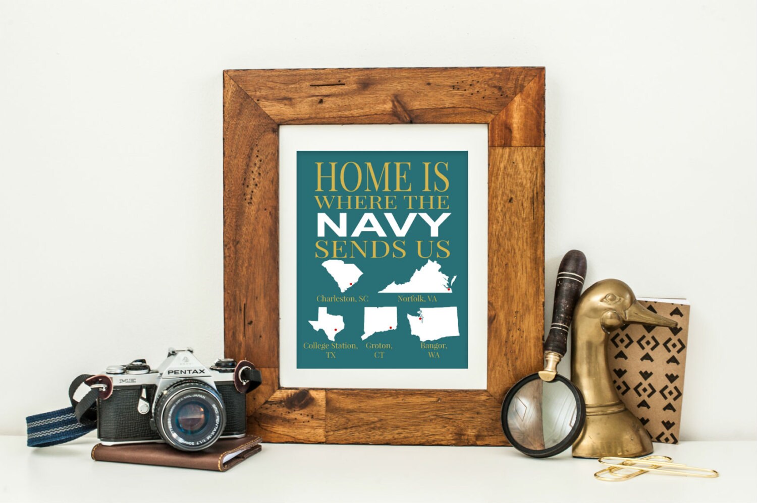 Military Home Decor, Gifts, Is Where The Sends Us