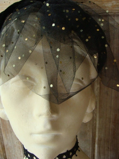 2 Yards Gothic Black Tulle Netting